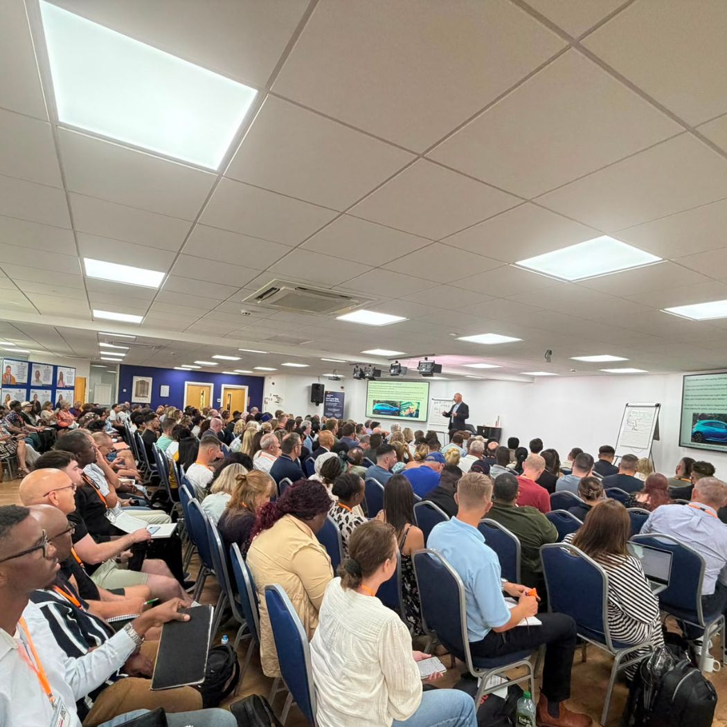 Full audience at a Progressive Property event